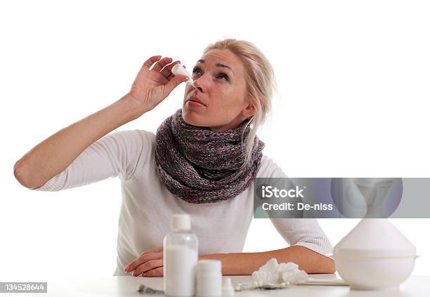 Sick Young Woman Stock Photo - Download Image Now - Adult, Adults Only, Beautiful People