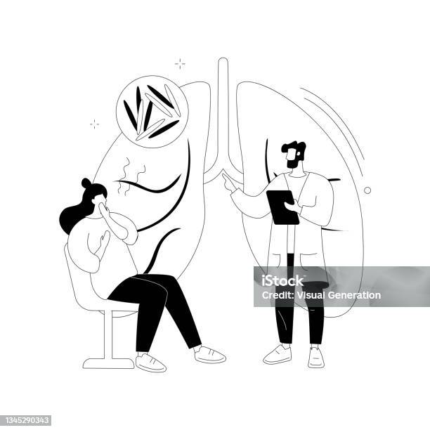 Tuberculosis Abstract Tuberculosis Abstract Concept Vector Illustration Stock Illustration ...