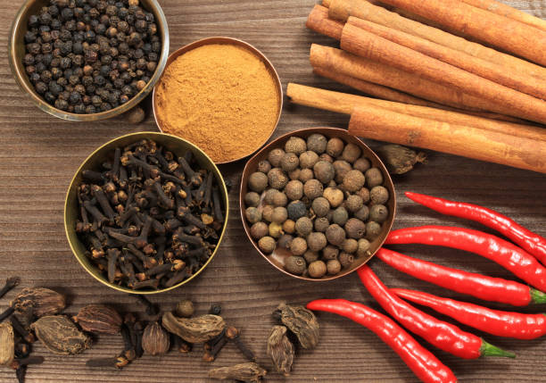 istock Aromatic spices food background 1345301748