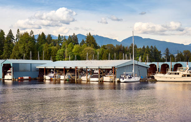 istock Boat marina in the Vancouver. 1345301774