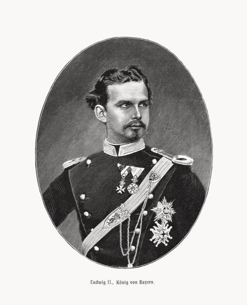 istock Ludwig II (1845-1886), King of Bavaria, wood engraving, published 1900 1345303291