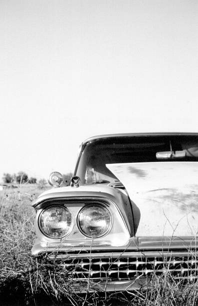 istock Abandoned Car from the 50s 134530515
