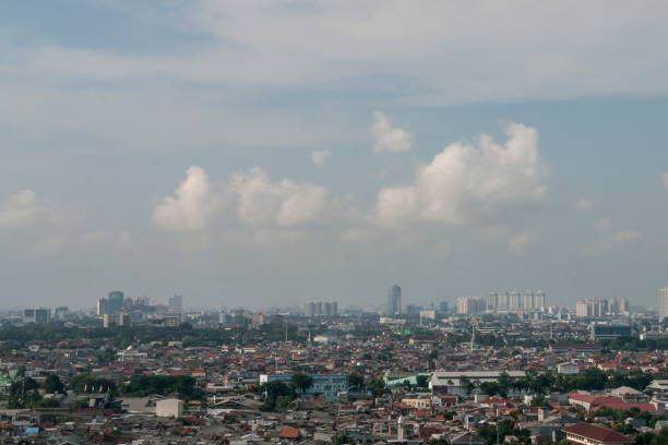 istock Jakarta City Crowded Living Space Afternoon 1345308094