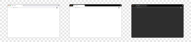 ilustrações de stock, clip art, desenhos animados e ícones de google search system. main search system page. google chrome browser. - navegador web
