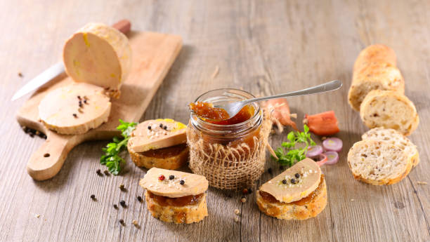istock festive canape with foie gras and onion 1345309445