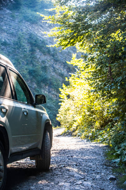 istock suv car at mountains trail 1345309531