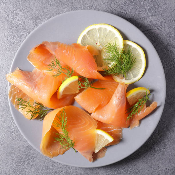 istock smoked salmon fillet and lemon 1345309591