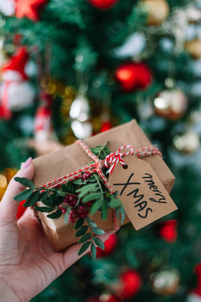 istock Christmas present background stock photo 1345312484