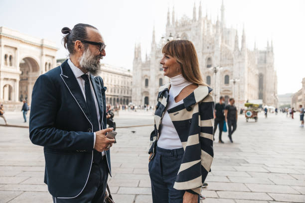 istock Business people commuting to work in Milano 1345313769