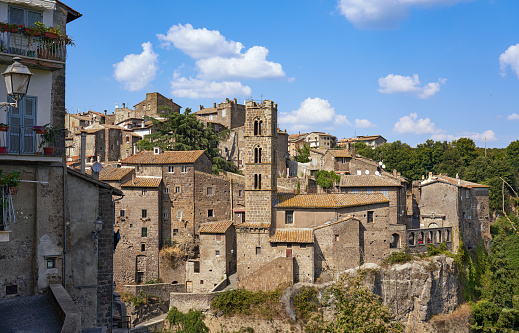 Medieval town in the province of Viterbo with Church of Saint Mary of Providence