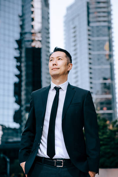istock Business Man In Downtown City Setting 1345313997