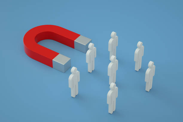 istock Magnet with Group of People 1345315426