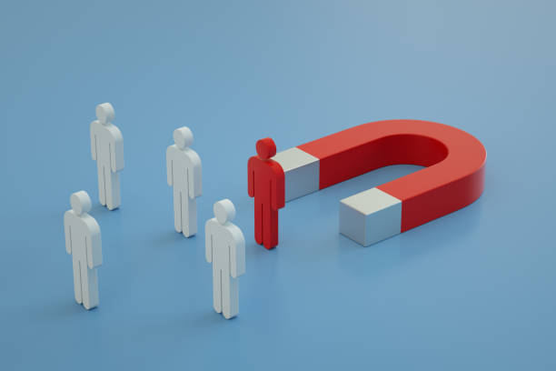 Magnet with Group of People