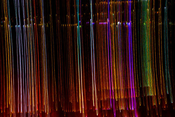 istock Abstract concepts with long exposure in city lights 1345316953
