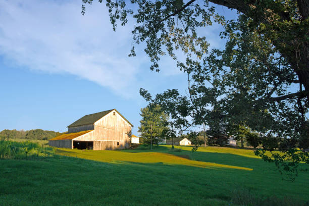 istock Old Weathered Barn-Cass County, Indiana 1345318915