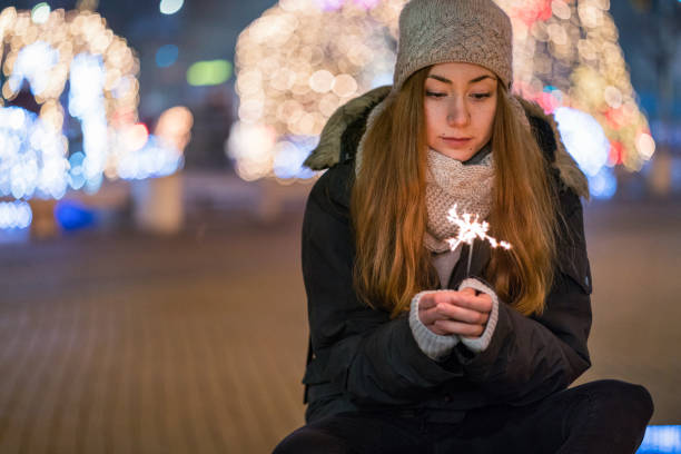 istock Woman feeling depressed on holidays 1345325146