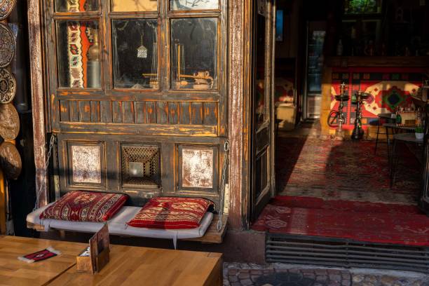 istock Traditional hookah bar cafe in Sarajevo 1345328886