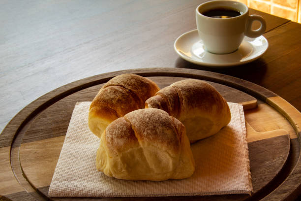 istock A cup of coffee with homemade breads. 1345333822