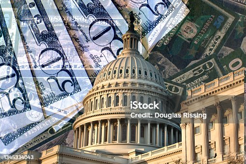 istock National Debt - Debt Ceiling & USA Credit Worthiness 1345334043