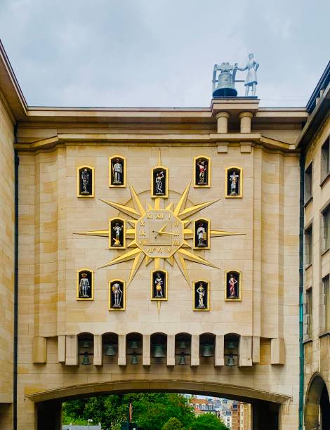 Mont des Arts Clock, Brussels, Belgium