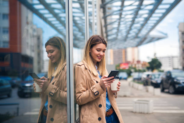 istock Relaxing in the street after work 1345335436