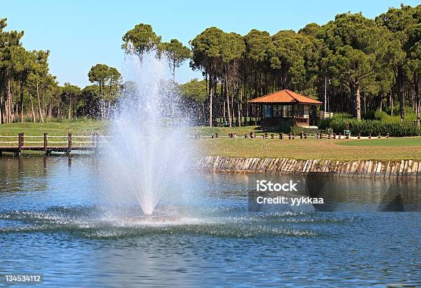 Area Of Sueno Golf Club Stock Photo - Download Image Now - Golf Course, Rainbow, Architecture