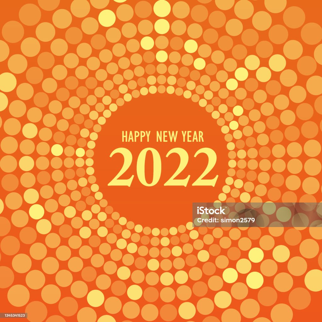Happy New Year 2022 Background Stock Illustration - Download Image Now -  Celebrities, 2022, Abstract - iStock