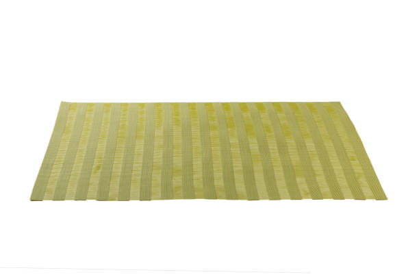 istock Empty Asian Food Background. place mat on wooden background perspective view with copy space flat lay 1345345984