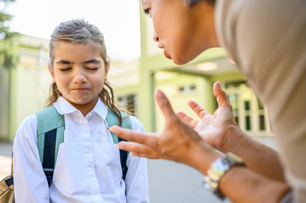istock Mother scolding her daughter 1345347305