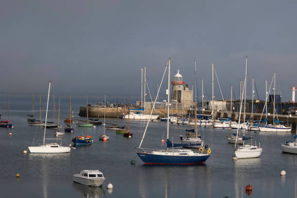 istock Boats in the harbour 1345350371
