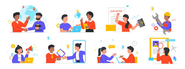 Mercado Laboral Vectores Libres de Derechos - iStock Mercado Laboral Vectores Libres de Derechos - iStock