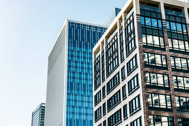 istock Office building in Canary Wharf 1345352992