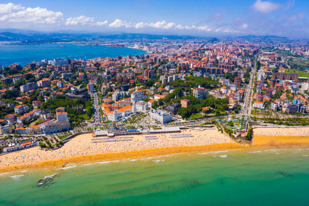 istock Sea shore of Santander 1345355878