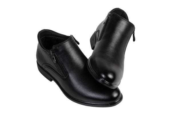 istock classic black men shoes isolated on white background 1345359976