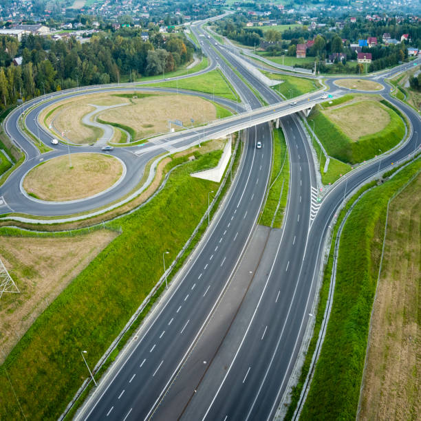 istock S7 motorway  junction between Krakow and Zakopane, Poland 1345360273
