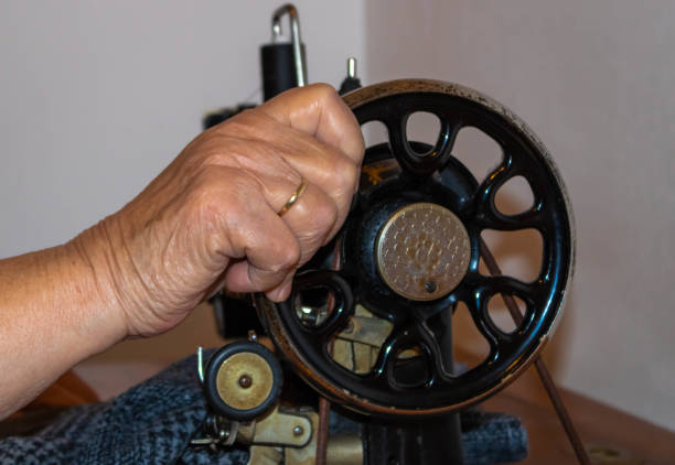 An old sewing machine still in use