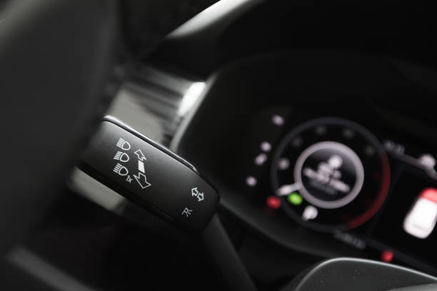 istock headlight adjustment knob in the car 1345367900