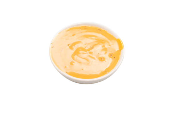istock Sauce in a bowl isolated on white background. 1345368947