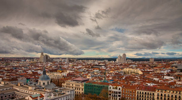 istock View of Madrid at sunset 1345369190