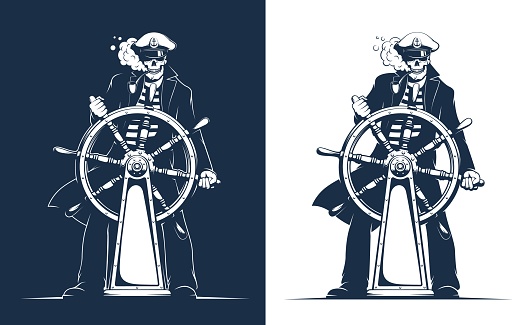 Skeleton sailor - Pirate Captain