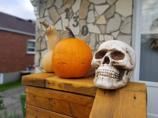 istock Outdoor Halloween Decoration 1345374106