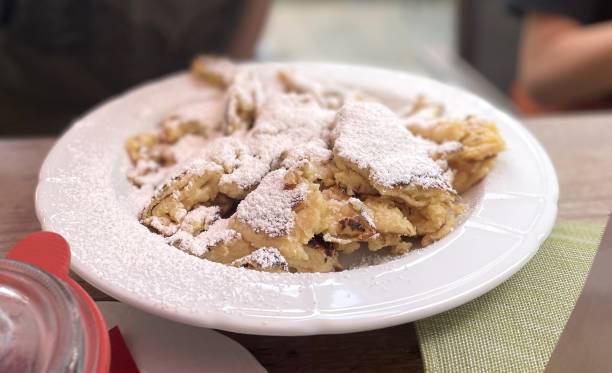 istock kaiserschmarren austrian pancakes on plate with sugar 1345375407