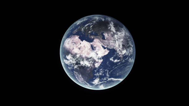 istock Concept 2-P1 Beautiful Scenery of Realistic Planet Earth from Space 1345375614