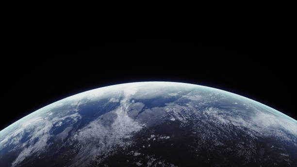 istock Concept 5-P1 Beautiful Scenery of Realistic Planet Earth from Space 1345375619