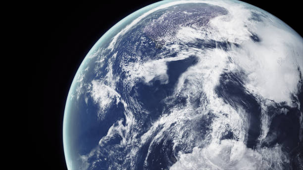 istock Concept 10-P1 Beautiful Scenery of Realistic Planet Earth from Space 1345375648