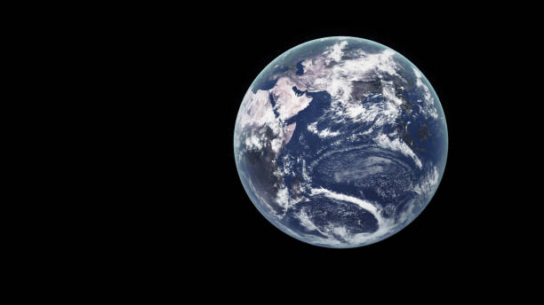 istock Concept 18-P1 Beautiful Scenery of Realistic Planet Earth from Space 1345375663