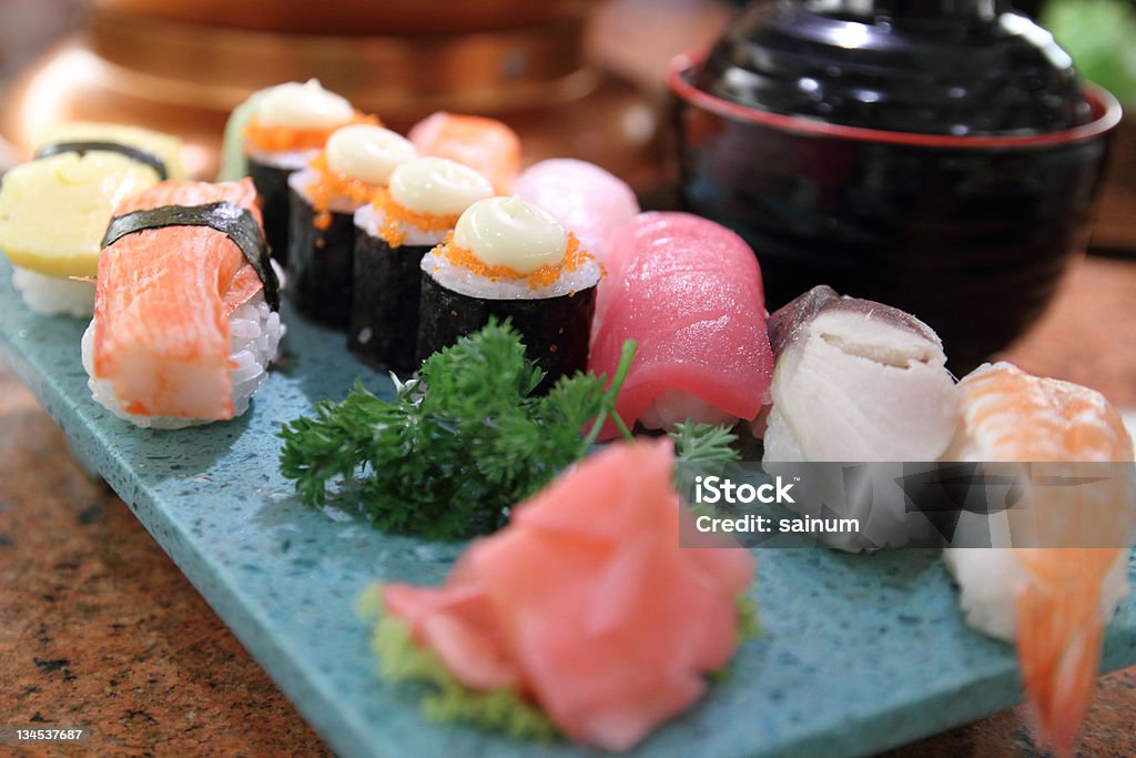 Sushi und japanische Küche - Lizenzfrei Arrangieren Stock-Foto