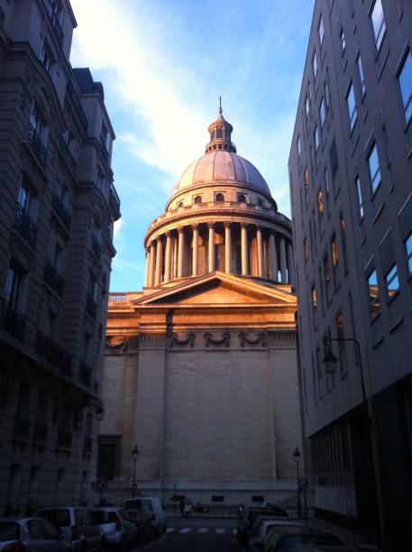 Pantheon side view during sunset, Paris, France Pantheon side view during sunset, Paris, France Dominic stock pictures, royalty-free photos & images