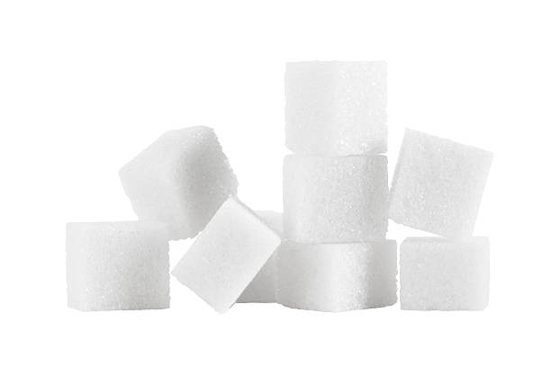 sugar pile sugar pile isolated on the white background sugar cube stock pictures, royalty-free photos & images