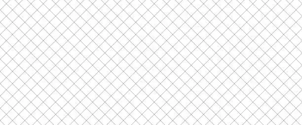 Vector illustration of Grid transparency effect Seamless pattern with transparent mesh Light grey Squares ready to simulate transparent photoshop background Simple geometric shapes Textile paint PNG for design